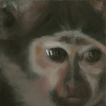 Portrait I, 2016, oil on board with reflecting back, 15 x 15 cm.jpg